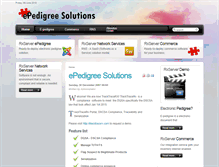 Tablet Screenshot of epedigreesolutions.net